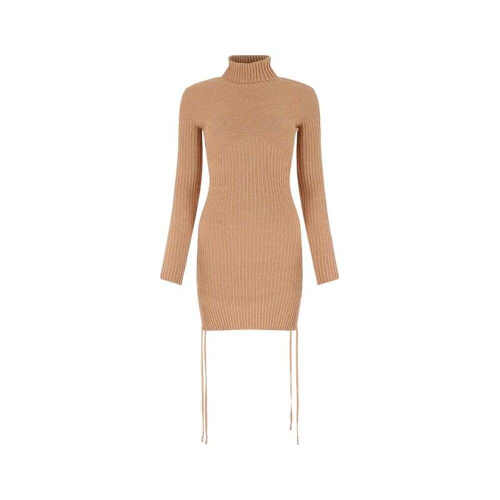 Andrea Adamo Women Powder Pink Stretch Viscose Blend Dress